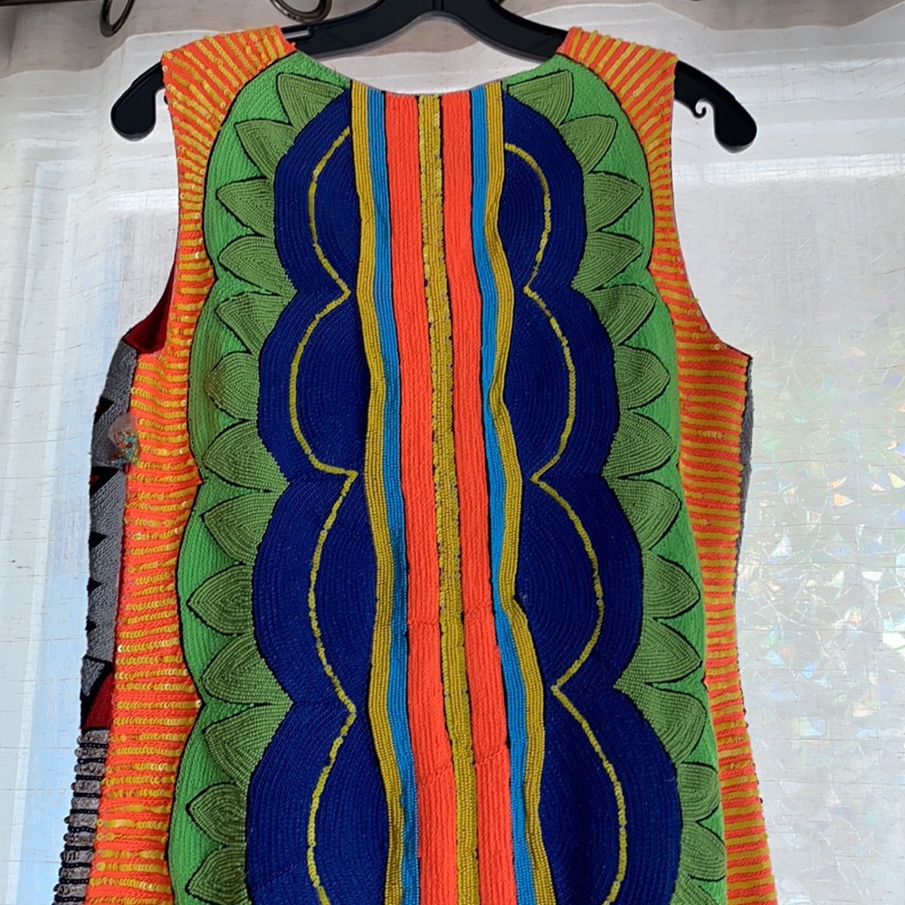 NWT PIA PAURO INDIA BEADED DRESS - Picture 12 of 12